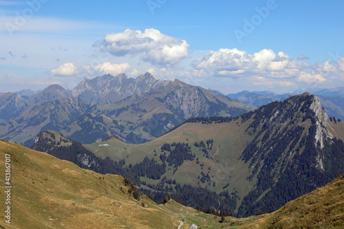 landscape in the mountains (Swiss Alps)