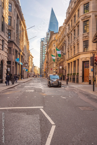 Cornhill street at the city of London photo