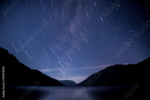 night of stars in patagonia photo