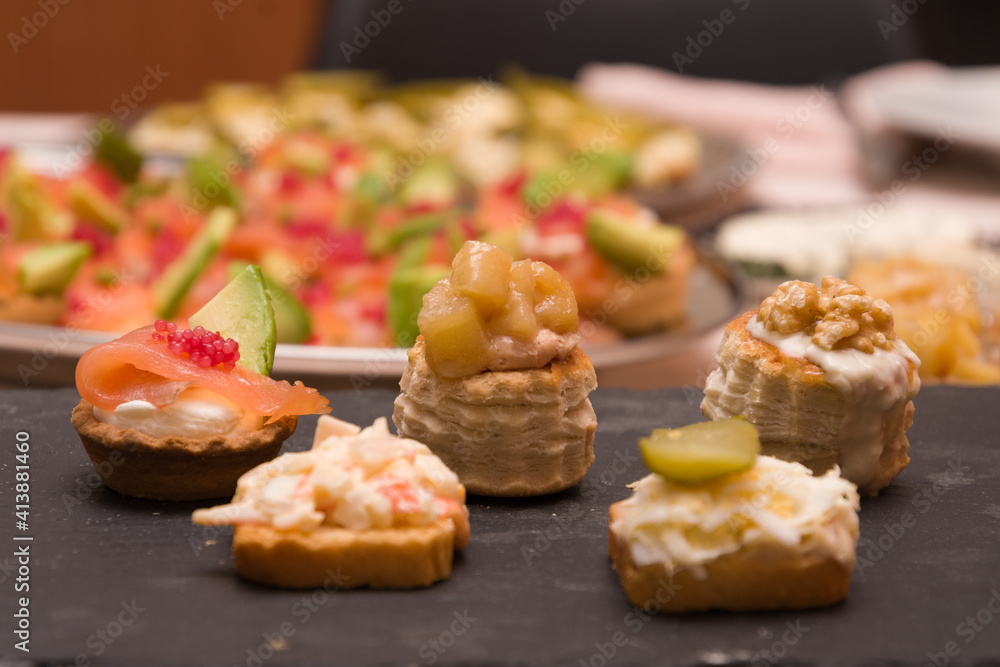 Aperitivos en la mesa Aperitivos en la mesa