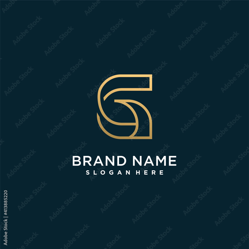 letter G logo with modern golden creative concept for company or person Premium Vector part 7 letter G logo with modern golden creative concept for company or person Premium Vector part 7