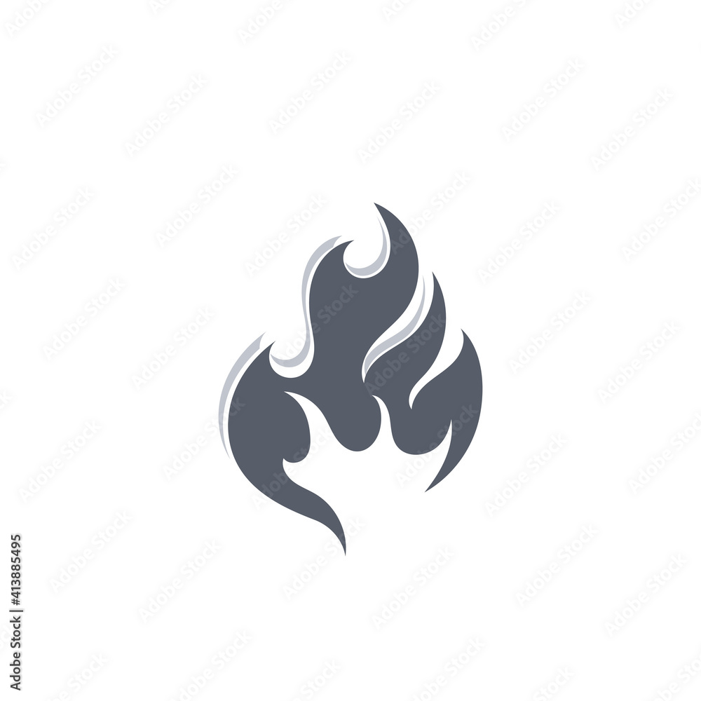 Fire flame vector illustration design template Fire flame vector illustration design template