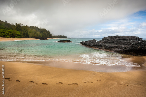 Hideaways Beach, Island of Kauai, Hawaii USA