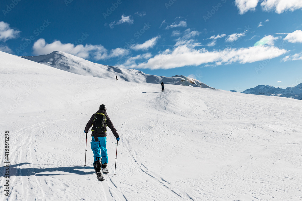 Splitboard and Ski touring, Beaufortain, French Alps, France