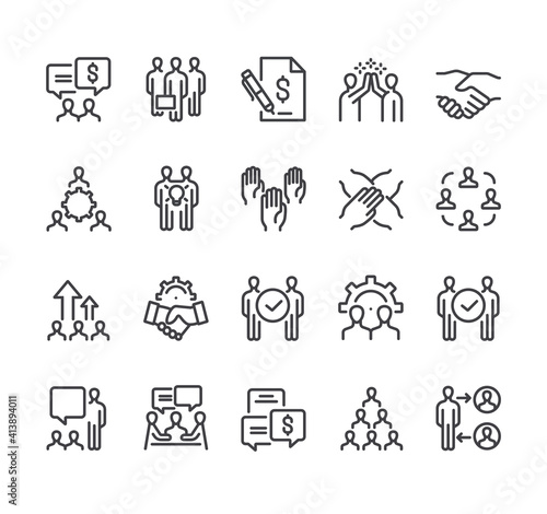 Teamwork business people employee cooperation partnership concept. Vector flat graphic design illustration
