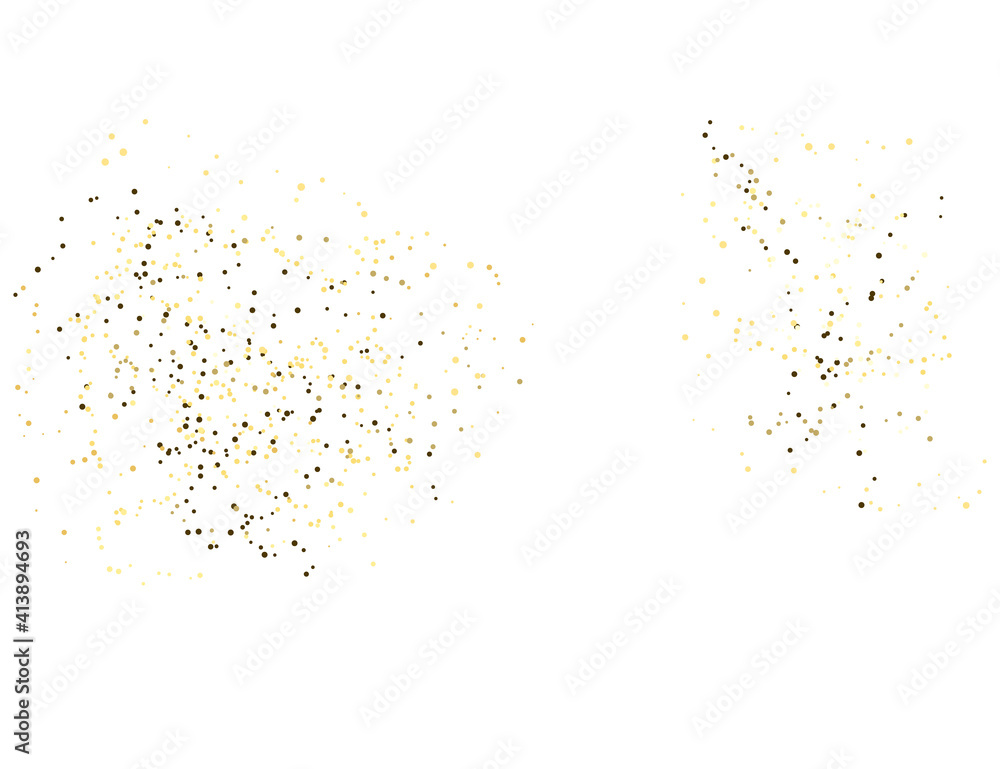 Vector gold glitter background, abstract. Vector illustration.