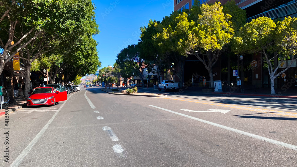 traffic on the street