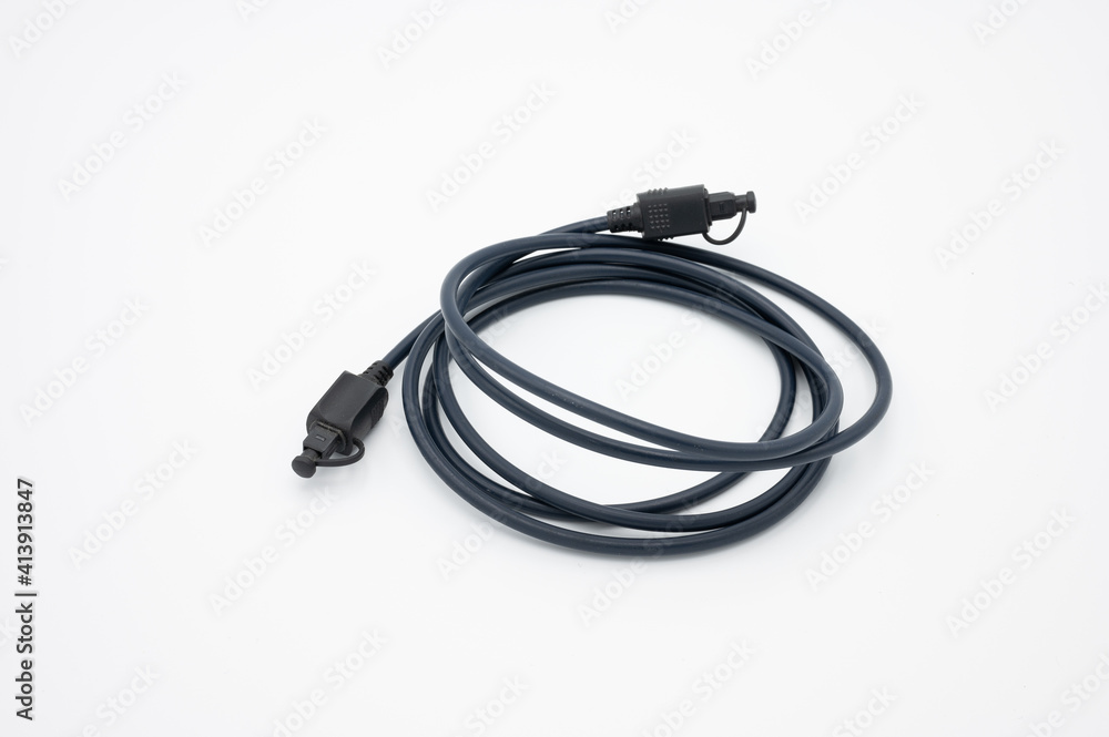 digital audio cable, it is a black fiber optic cable digital audio cable, it is a black fiber optic cable