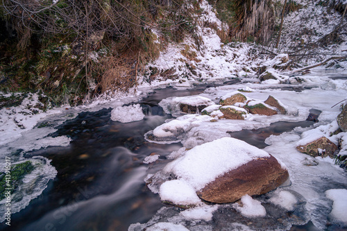 Vallée gelée photo