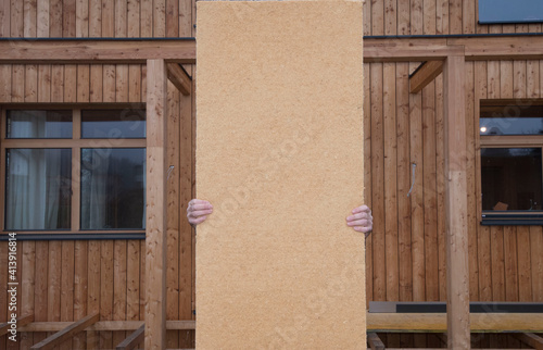 wood as thermal insulation material photo