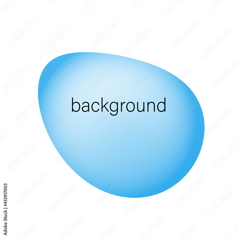 Abstract blue background in the form of liquid on a white background. Place for text. Vector isolated illustration. Transparent gradient. Abstract blue background in the form of liquid on a white background. Place for text. Vector isolated illustration. Transparent gradient.