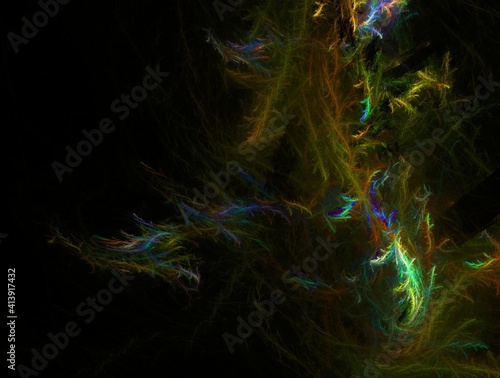 Imaginatory fractal background Image