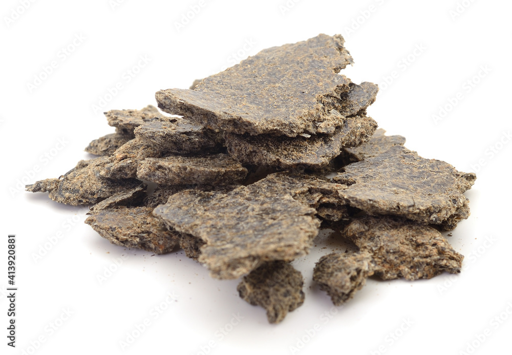 Obraz premium Oil cake isolated.