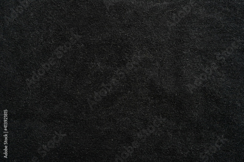 Linen texture background textile pattern backdrop fabric cloth. Dark black © Vitor