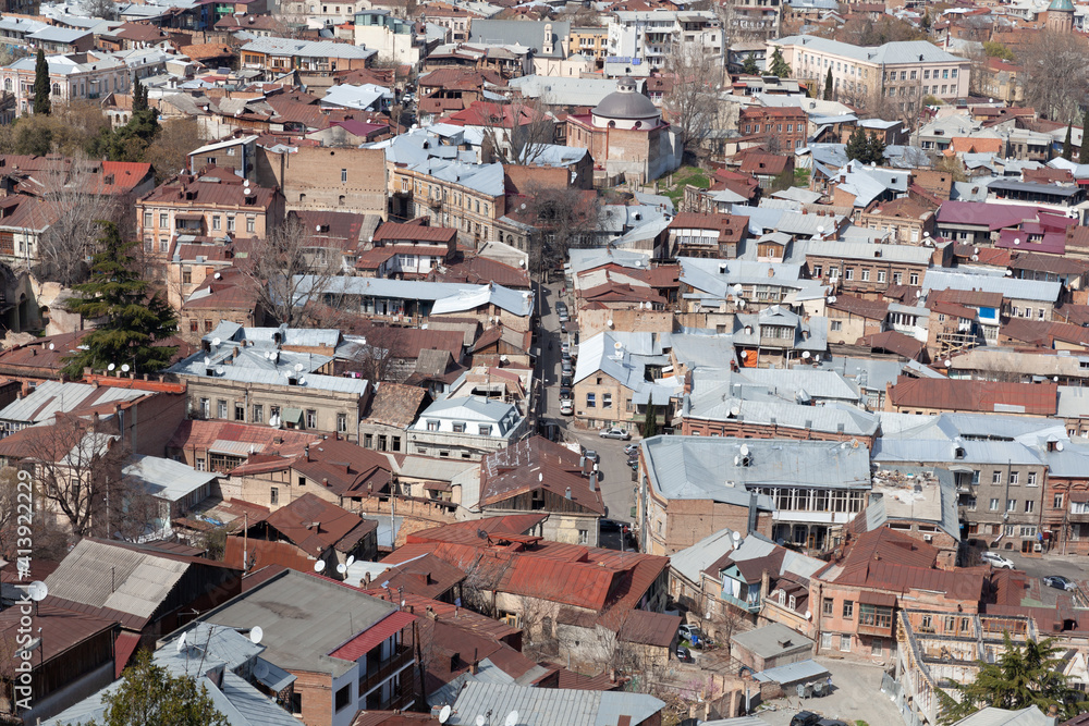 Roofs of Tbilisi, Georgia