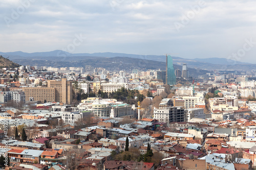 Panoramic view of Tbilisi, Georgia © vladislavmavrin