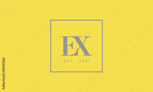 Pantone 2021 Ultimate Gray logotype monogram alphabet characters Illuminating backgound