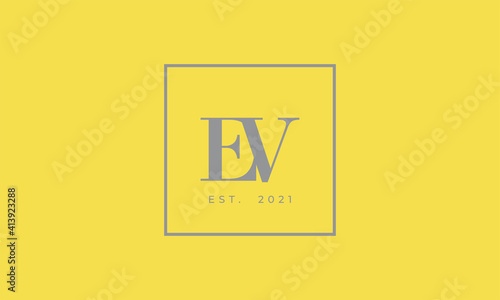 Pantone 2021 Ultimate Gray logotype monogram alphabet characters Illuminating backgound