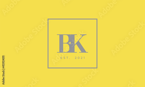Pantone 2021 Ultimate Gray logotype monogram alphabet characters Illuminating backgound