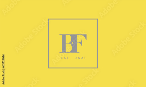 Pantone 2021 Ultimate Gray logotype monogram alphabet characters Illuminating backgound