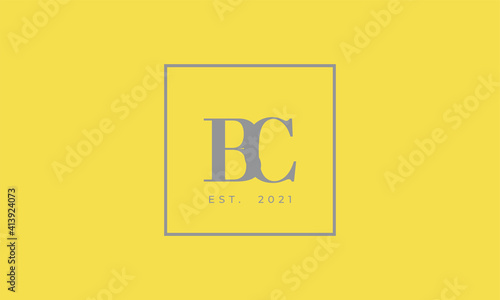 Pantone 2021 Ultimate Gray logotype monogram alphabet characters Illuminating backgound