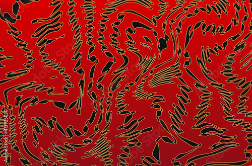 Vector abstract strange red background
