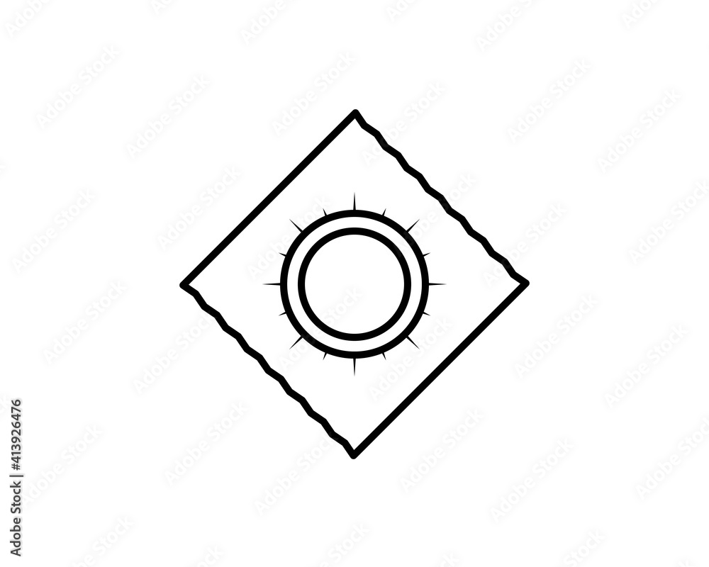 Condom in package safe sex sign icon. Safe love symbol. Graphic design web element. Flat condom symbol on the round button. Vector Condom in package safe sex sign icon. Safe love symbol. Graphic design web element. Flat condom symbol on the round button. Vector