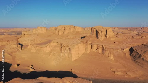 Dasht-e Lut Desert in eastern Iran taken in January 2019
