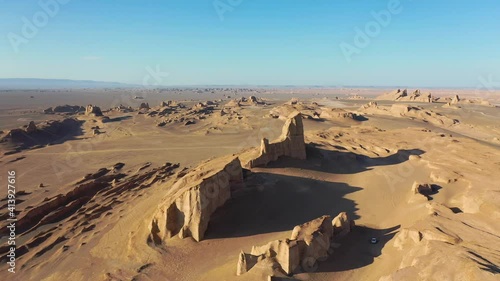 Dasht-e Lut Desert in eastern Iran taken in January 2019