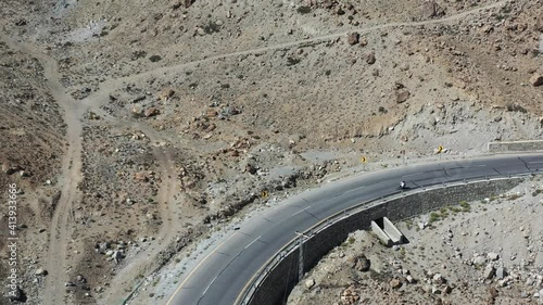 Mountains around Pasu, Karakoram Highway, northern Pakistan, taken in August 2019