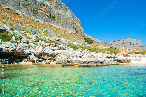 Landscape of the coast of Rhodes island © Myroslava