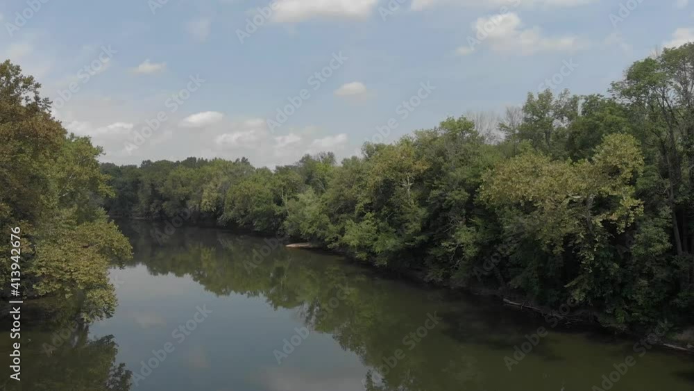 Aerial Drone Flight Over Glassy River, Green, Mountains and Clouds in Northeast US - Push-in, smooth cinematic footage over a glassy Schuylkill River in Pennsylvania.
Aerial Drone Flight Over Glassy River, Green, Mountains and Clouds in Northeast US - Push-in, smooth cinematic footage over a glassy Schuylkill River in Pennsylvania.