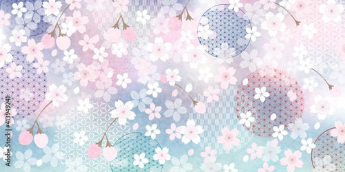 桜　春　花　背景
