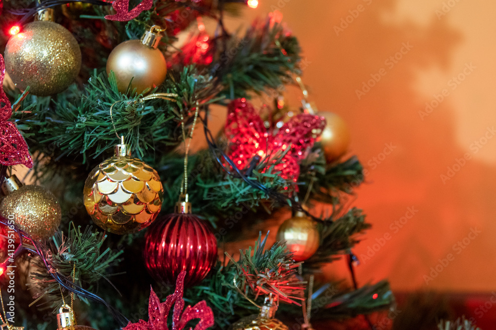 Christmas tree and decorations Christmas tree and decorations