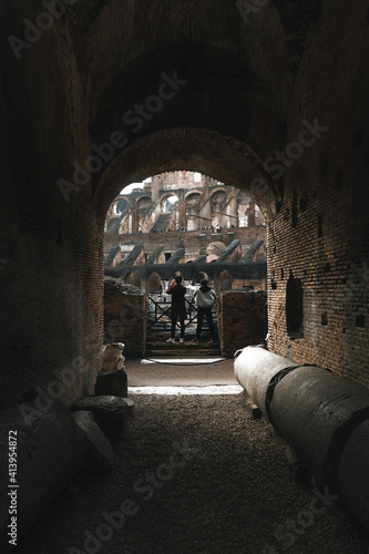 inside the colosseum