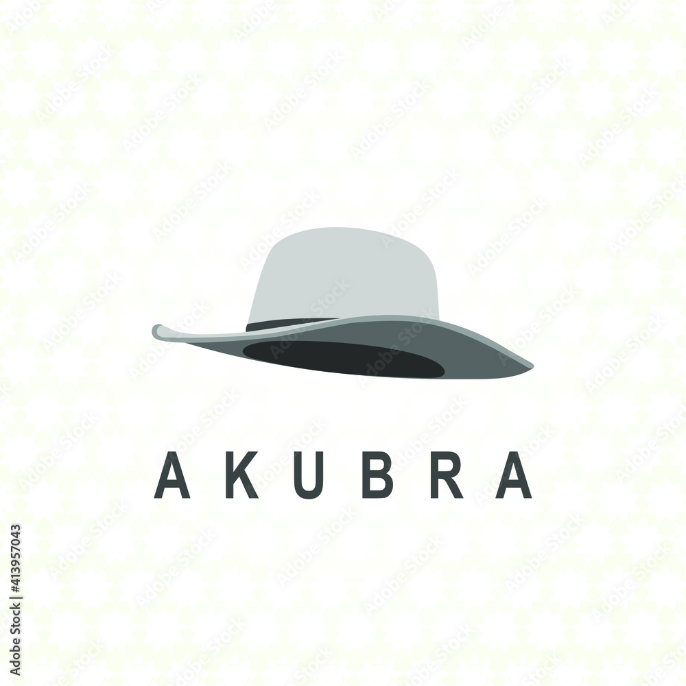 Akrab Vector akubra hat simple flat vector illustration Stock Vector | Adobe Stock