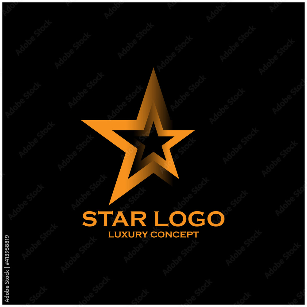 star illustration logo vector. star luxury design vector star illustration logo vector. star luxury design vector