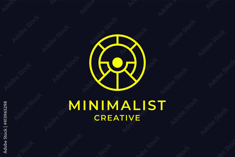 Abstract Minimalist logo template design Abstract Minimalist logo template design