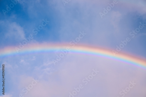 Rainbow in the sky, Honolulu, Oahu, Hawaii © youli