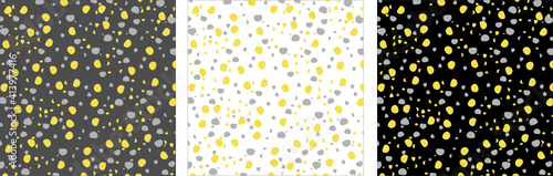 set of postcards with abstract lines, geometric abstraction, lines, childish, science, technology, IT, ovals, circles, circles, balls, spots, advertising, banner, modern, minimalism, vector, illustrat