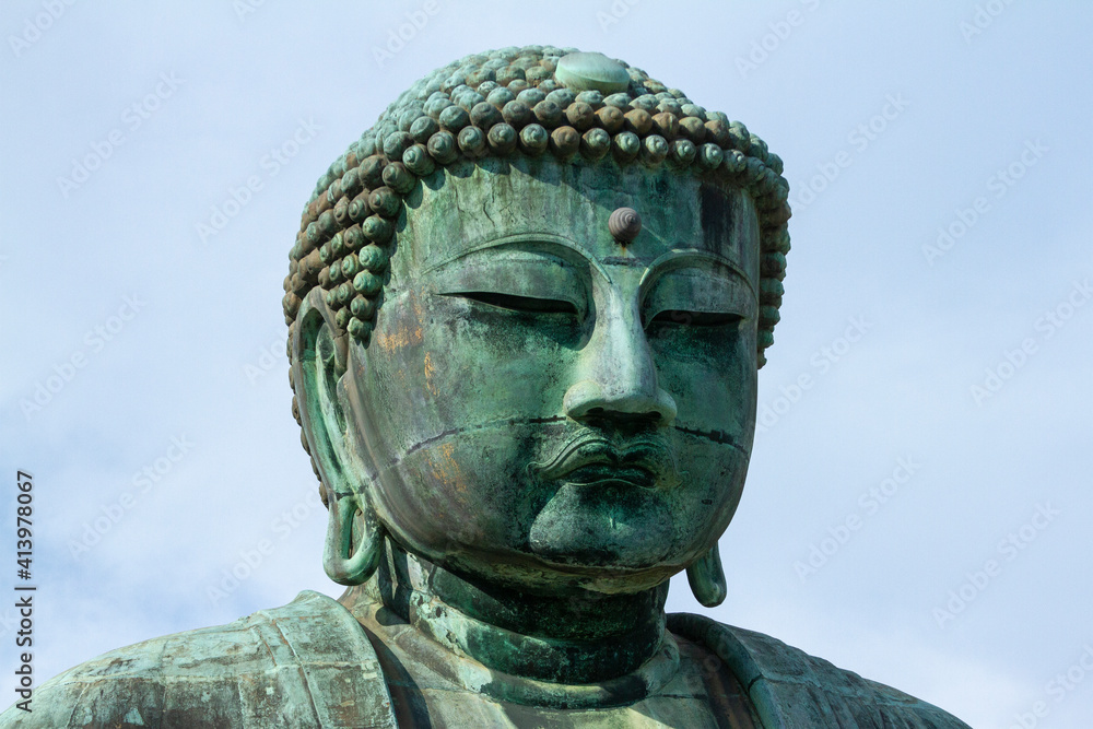 Escultura de Cabeza de Buda