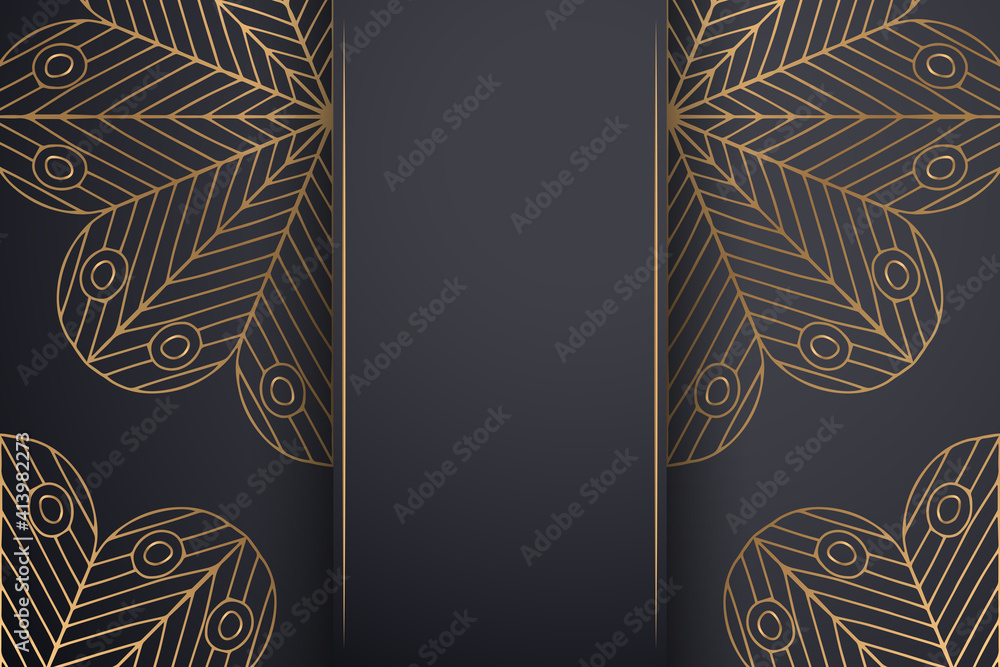 Fototapeta luxury ornamental mandala design background