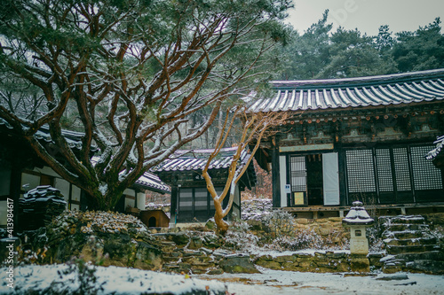 한국의산사 봉정사 겨울 © hongrang.co