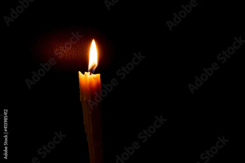 Candles that shine in the dark 
