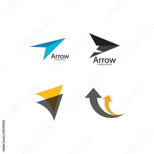 Arrow illustration logo