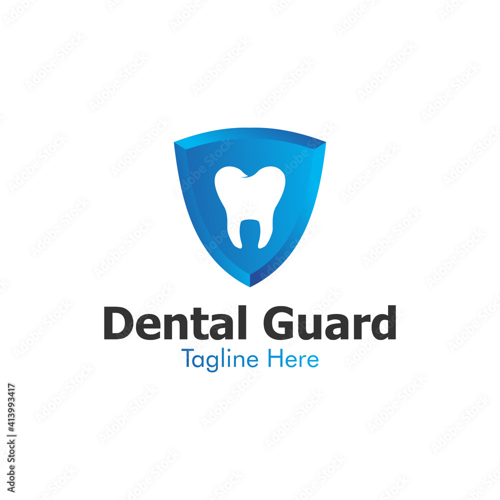 Illustration Vector Graphic of Dental Guard Logo. Perfect to use for Dental Consult Illustration Vector Graphic of Dental Guard Logo. Perfect to use for Dental Consult
