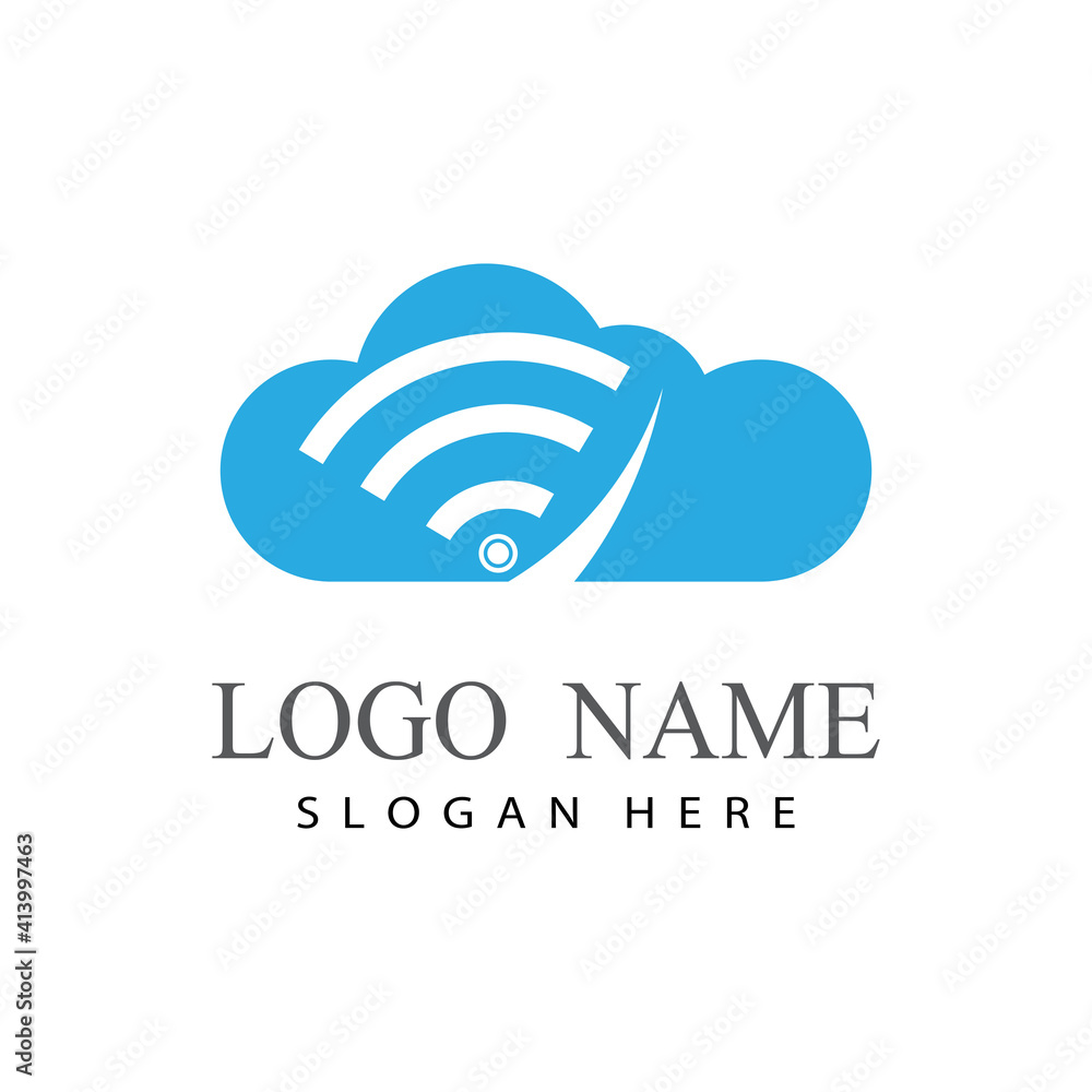 internet cable logo and symbol design vector internet cable logo and symbol design vector