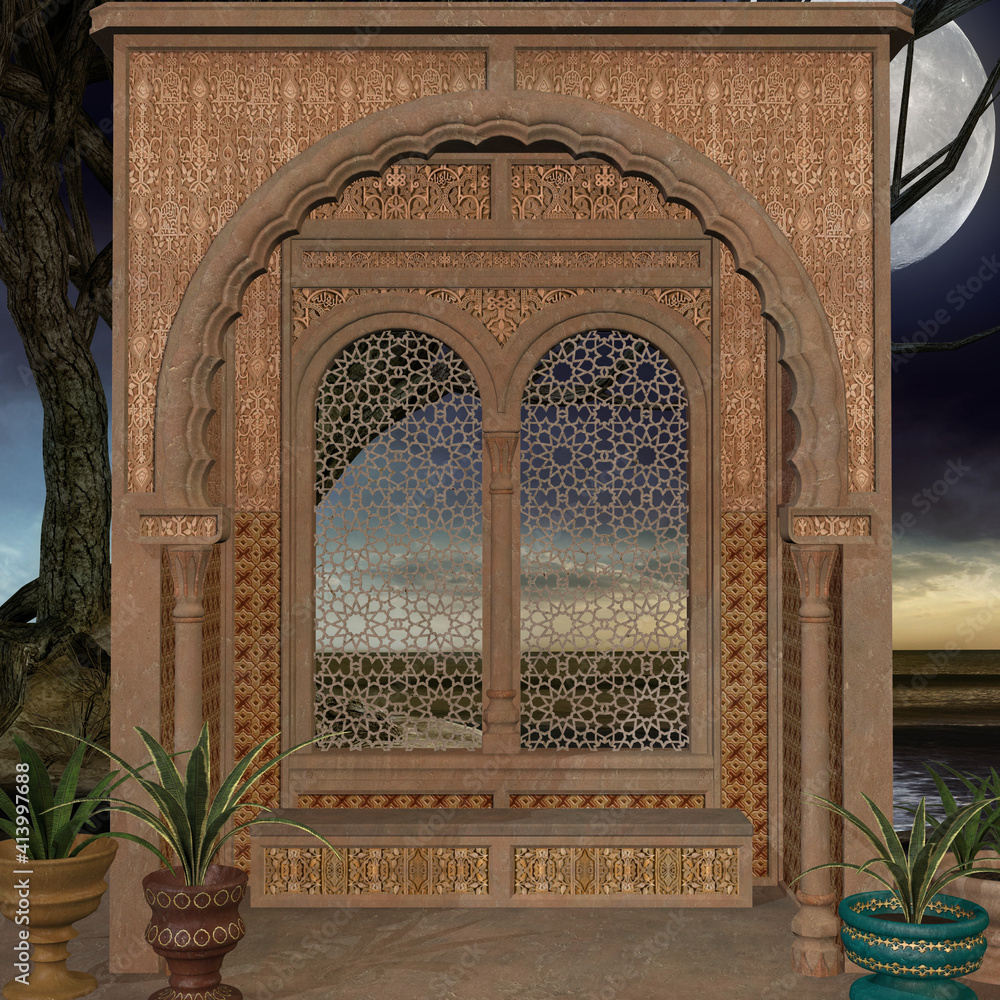 3d render of a fantasy background