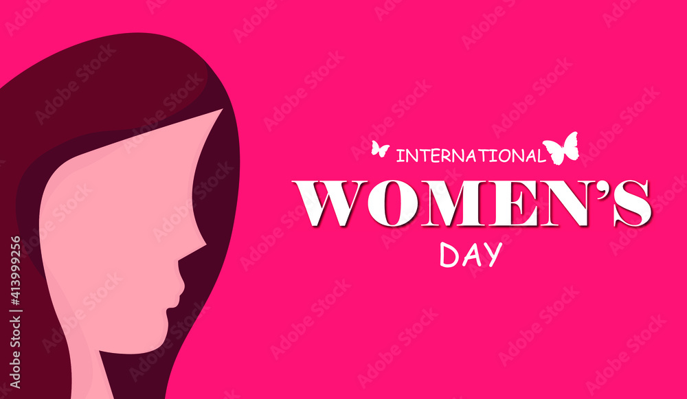 International Women's Day vector illustration march 8.