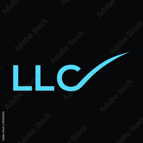 LLC letter logo 